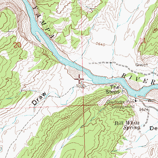 Topographic Map of Disappointment Draw, CO