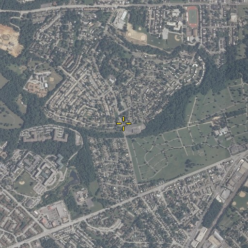 Aerial/Satellite Image of Yale Heights Baptist Chapel, MD