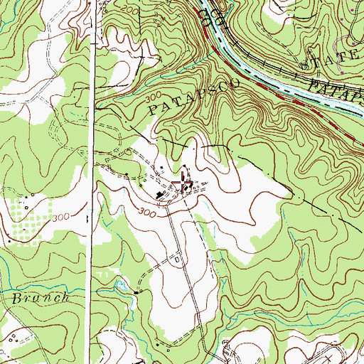 Topographic Map of Belmont Research Conference Center, MD