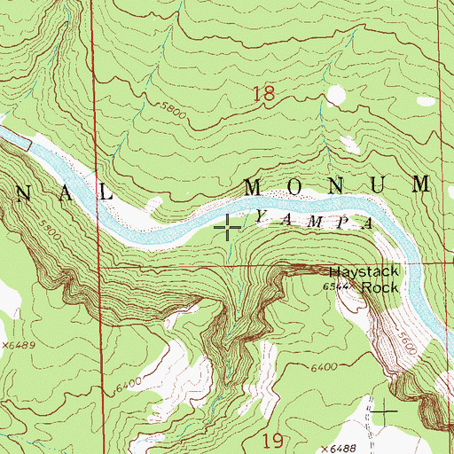 Topographic Map of Bear Draw, CO