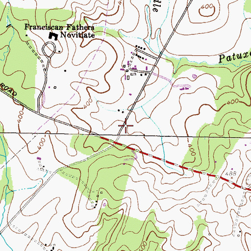 Topographic Map of Howard County, MD