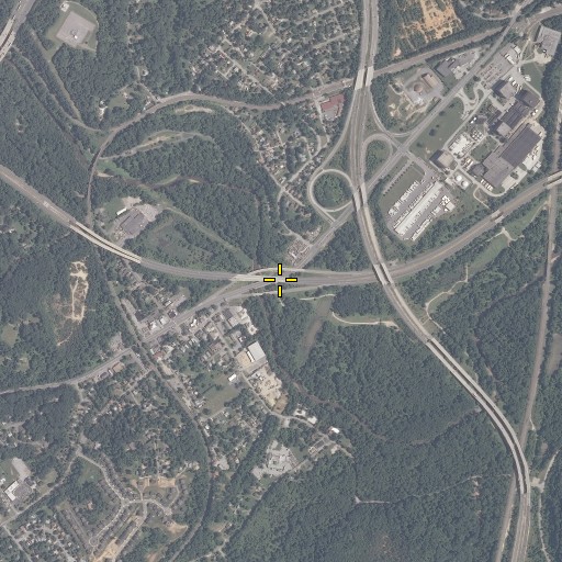 Aerial/Satellite Image of Interchange 17, MD