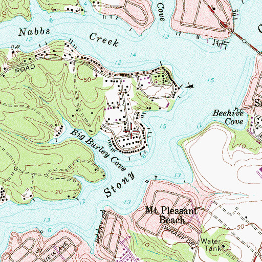 Topographic Map of Klasmeier Point, MD