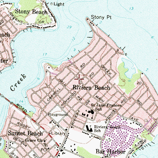 Topographic Map of Locust Lodge Care Home, MD