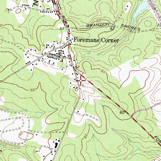 Topographic Map of Solley Park, MD