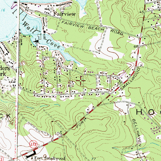 Topographic Map of Rock Creek Park, MD