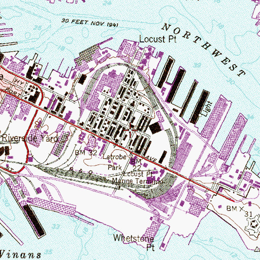 Topographic Map of Chapel of the Redemption, MD
