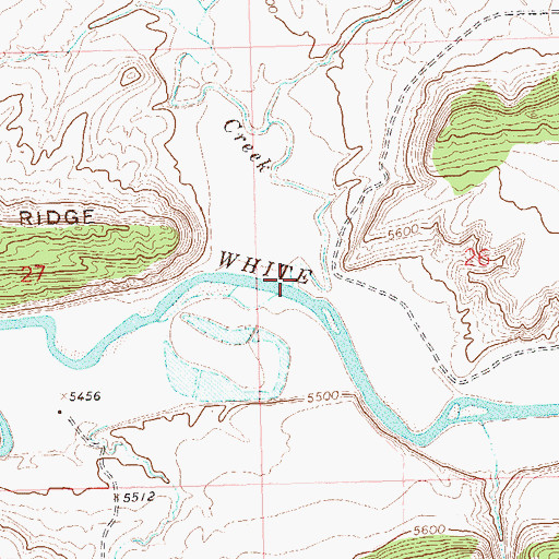 Topographic Map of Wolf Creek, CO