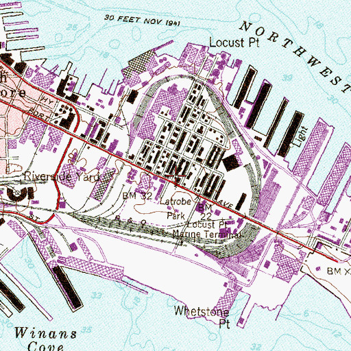 Topographic Map of Our Lady of Good Counsel School, MD