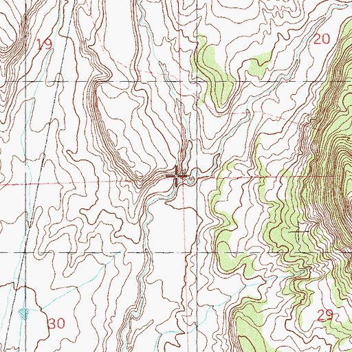 Topographic Map of Winter Valley Gulch, CO
