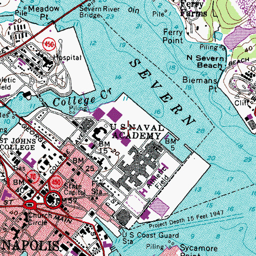 Topographic Map of Ingram Field, MD