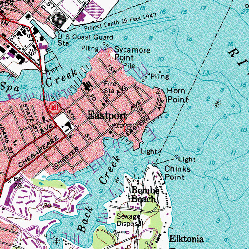 Topographic Map of Mount Zion African Methodist Episcopal Church (historical), MD