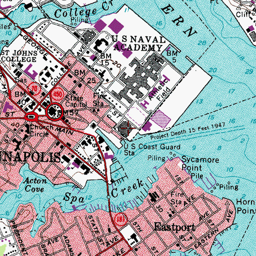 Topographic Map of Halsey Field House, MD