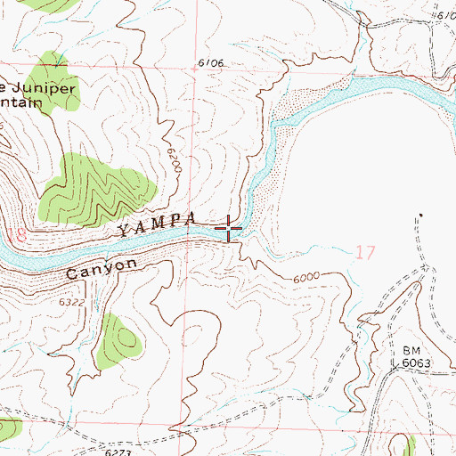Topographic Map of Temple Gulch, CO