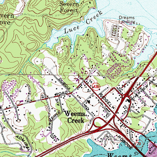 Topographic Map of Evangelical Presbyterian Church, MD