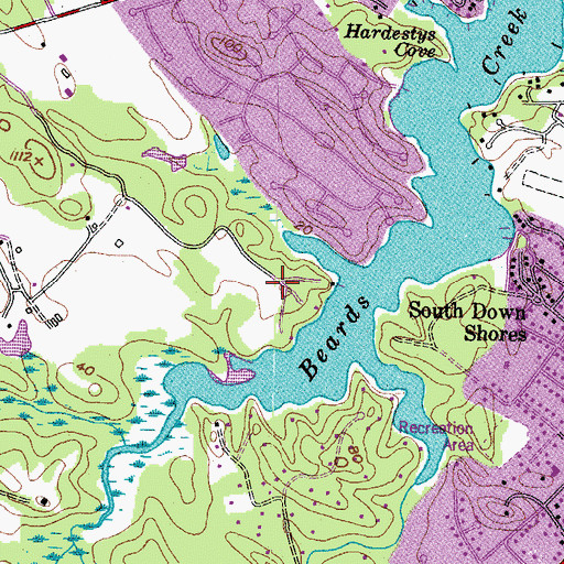 Topographic Map of Annapolis Landing, MD