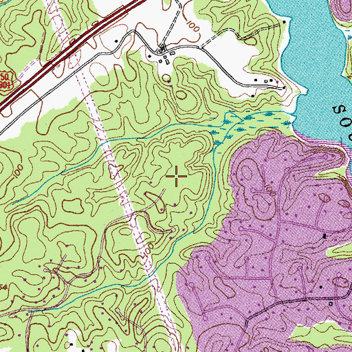 Topographic Map of Eagles Passages, MD