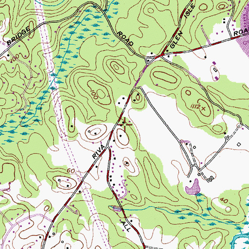 Topographic Map of John F Kennedy Memorial Church, MD
