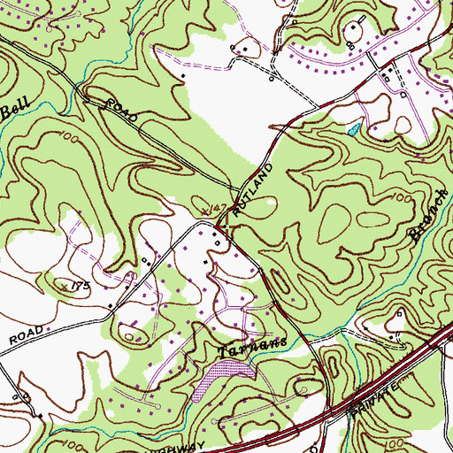 Topographic Map of Rutland Schoolhouse (historical), MD