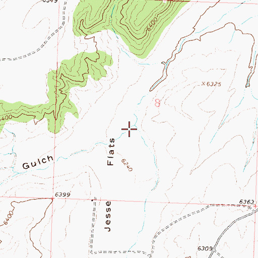 Topographic Map of Hale Gulch, CO