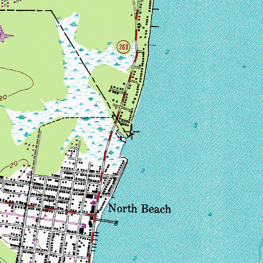 Topographic Map of Hog Point, MD