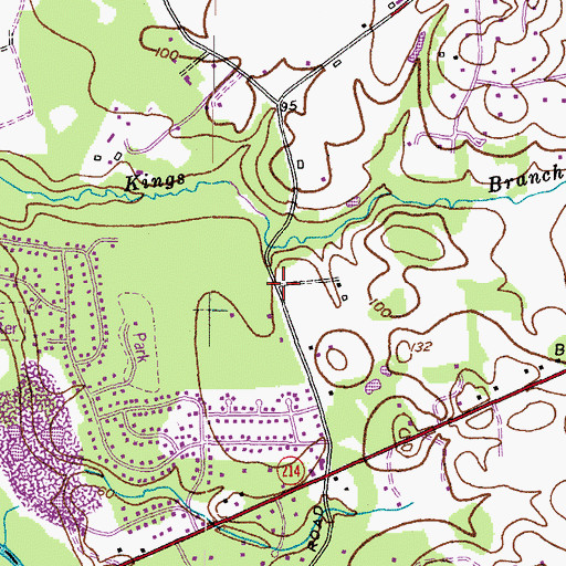 Topographic Map of Velmeade, MD