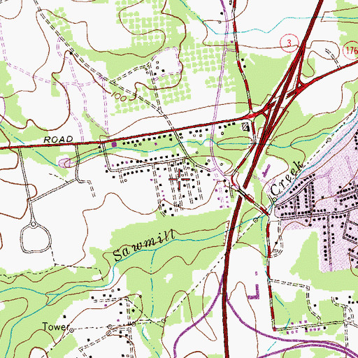 Topographic Map of Glenbrook, MD