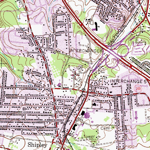 Topographic Map of Orchards of Linthicum, MD