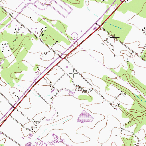 Topographic Map of Faith Community Christian Church, MD