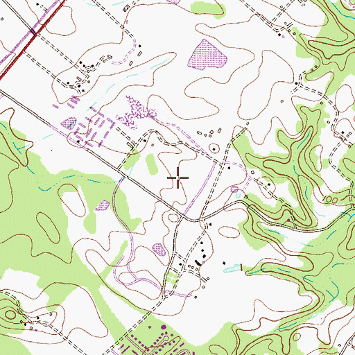 Topographic Map of Walden, MD