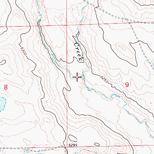 Topographic Map of West Fork Willow Creek, CO