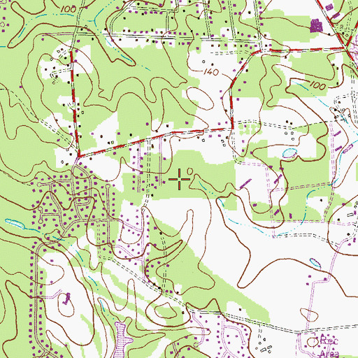 Topographic Map of Kilmarnock, MD