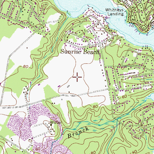 Topographic Map of Maryland Veterans Cemetery, MD