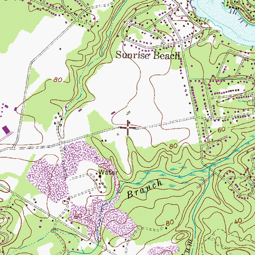 Topographic Map of Omar (historical), MD