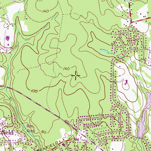 Topographic Map of Shipleys Choice, MD