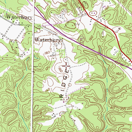 Topographic Map of Spring Fields, MD