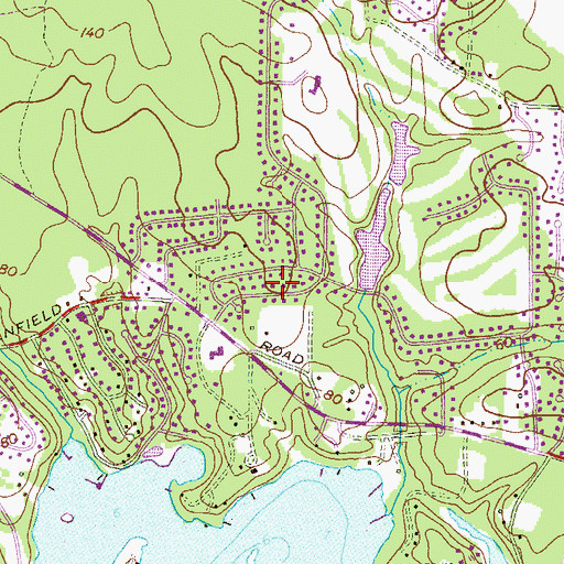 Topographic Map of Stewarts Purchase, MD