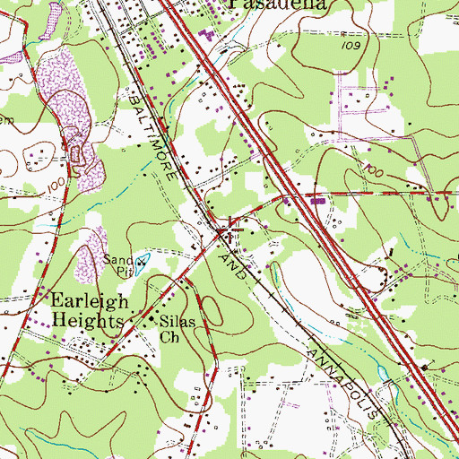 Topographic Map of Frost, MD