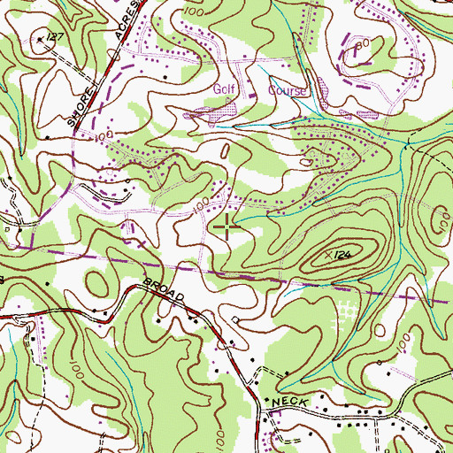 Topographic Map of Oakmont, MD