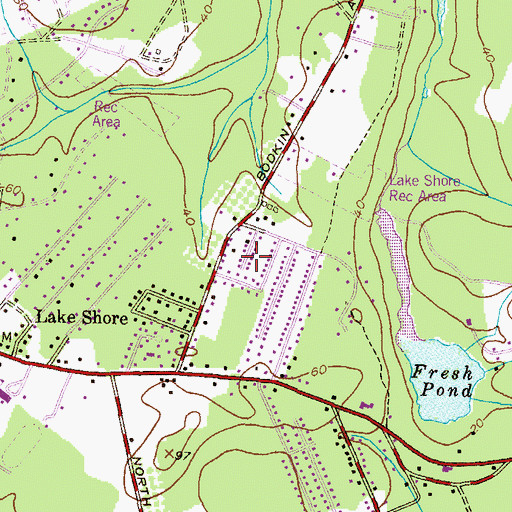Topographic Map of Bodkin Plains, MD