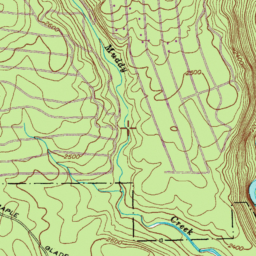 Topographic Map of Brew Mahr Mill (historical), MD
