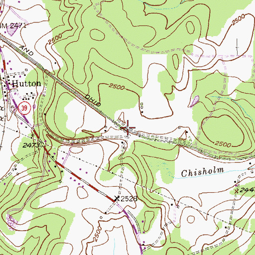 Topographic Map of Skipnish (historical), MD