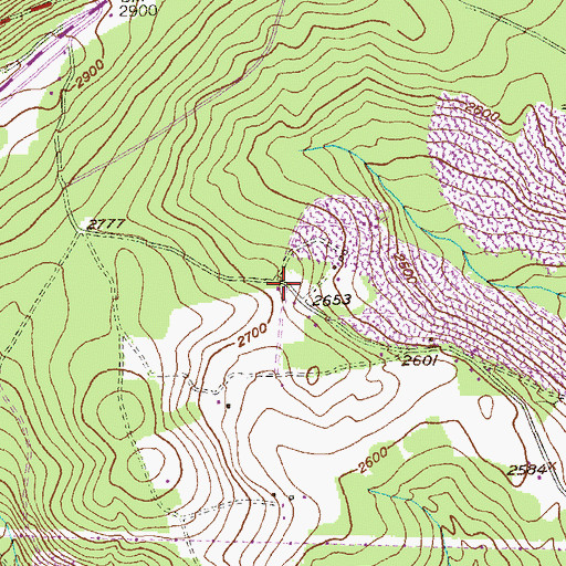 Topographic Map of Sharpless School (historical), MD