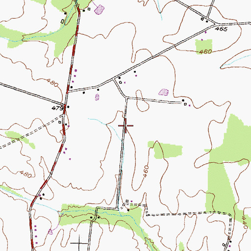 Topographic Map of Longs (historical), MD