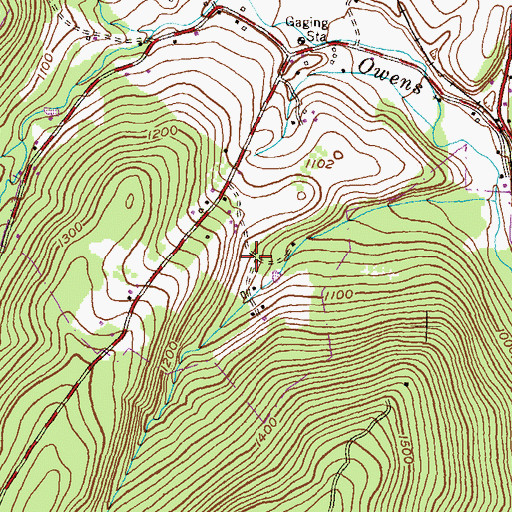 Topographic Map of Manahan Ranch Estates, MD