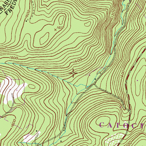 Topographic Map of Owens Creek Camp, MD
