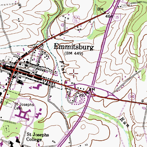 Topographic Map of Silo Hill, MD