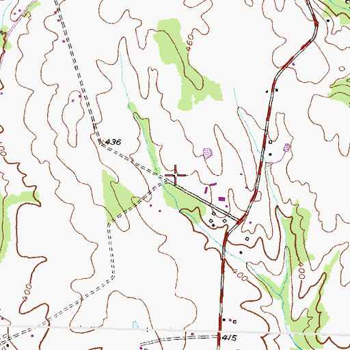 Topographic Map of Washington School (historical), MD