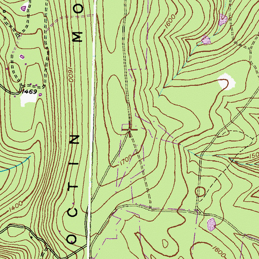 Topographic Map of Laurelcrest, MD