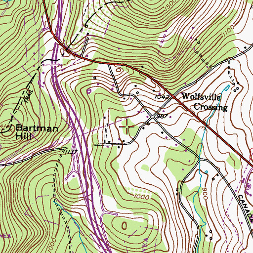 Topographic Map of South Mountain Campground, MD